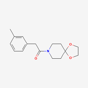 8-[(3-methylphenyl)acetyl]-1,4-dioxa-8-azaspiro[4.5]decane