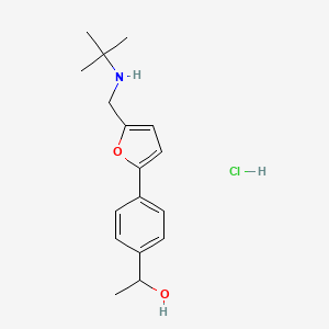 1-(4-{5-[(tert-butylamino)methyl]-2-furyl}phenyl)ethanol hydrochloride