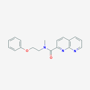 N-methyl-N-(2-phenoxyethyl)-1,8-naphthyridine-2-carboxamide