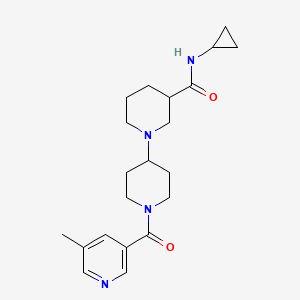 N-cyclopropyl-1'-[(5-methylpyridin-3-yl)carbonyl]-1,4'-bipiperidine-3-carboxamide