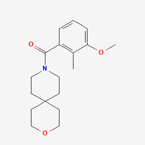 9-(3-methoxy-2-methylbenzoyl)-3-oxa-9-azaspiro[5.5]undecane