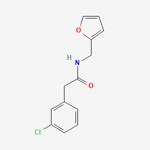 2-(3-chlorophenyl)-N-(2-furylmethyl)acetamide