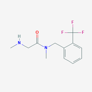 N~1~,N~2~-dimethyl-N~1~-[2-(trifluoromethyl)benzyl]glycinamide