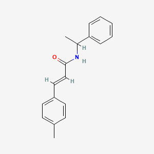 3-(4-methylphenyl)-N-(1-phenylethyl)acrylamide