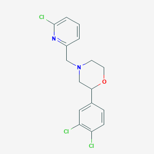 4-[(6-chloropyridin-2-yl)methyl]-2-(3,4-dichlorophenyl)morpholine