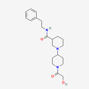 1'-glycoloyl-N-(2-phenylethyl)-1,4'-bipiperidine-3-carboxamide