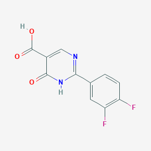 2-(3,4-difluorophenyl)-6-oxo-1,6-dihydro-5-pyrimidinecarboxylic acid