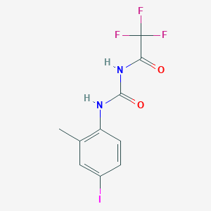 2,2,2-trifluoro-N-[(4-iodo-2-methylphenyl)carbamoyl]acetamide