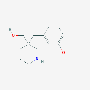 [3-(3-methoxybenzyl)piperidin-3-yl]methanol