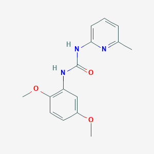 molecular formula C15H17N3O3 B5434458 1-(2,5-Dimethoxyphenyl)-3-(6-methylpyridin-2-yl)urea 