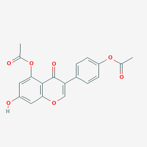 molecular formula C19H14O7 B054345 [4-(5-Acetyloxy-7-hydroxy-4-oxochromen-3-yl)phenyl] acetate CAS No. 23050-36-4