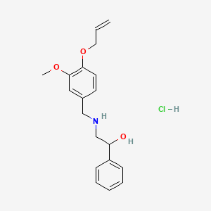 2-{[4-(allyloxy)-3-methoxybenzyl]amino}-1-phenylethanol hydrochloride