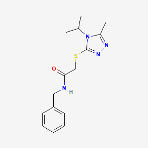 N-benzyl-2-[(4-isopropyl-5-methyl-4H-1,2,4-triazol-3-yl)thio]acetamide