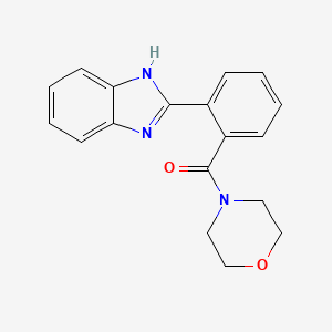 2-[2-(4-morpholinylcarbonyl)phenyl]-1H-benzimidazole