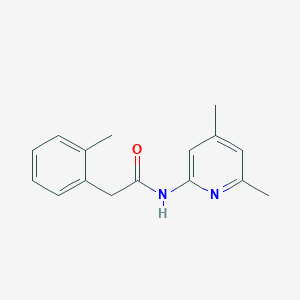 molecular formula C16H18N2O B5434723 N-(4,6-dimethylpyridin-2-yl)-2-(2-methylphenyl)acetamide 