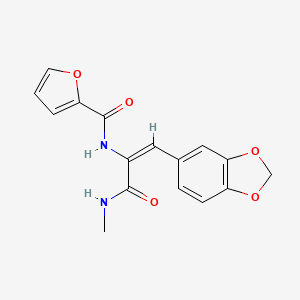 (2E)-3-(2H-1,3-Benzodioxol-5-YL)-2-[(furan-2-YL)formamido]-N-methylprop-2-enamide