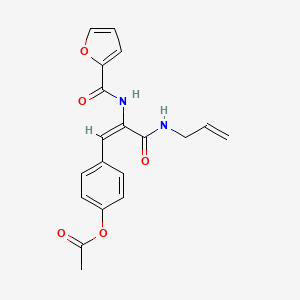 4-[3-(allylamino)-2-(2-furoylamino)-3-oxo-1-propen-1-yl]phenyl acetate