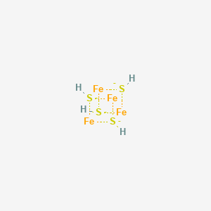 molecular formula Fe4H4S4-4 B054348 铁硫簇 CAS No. 123920-05-8