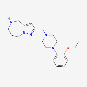 2-{[4-(2-ethoxyphenyl)-1-piperazinyl]methyl}-5,6,7,8-tetrahydro-4H-pyrazolo[1,5-a][1,4]diazepine