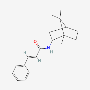 molecular formula C19H25NO B5434953 3-phenyl-N-(1,7,7-trimethylbicyclo[2.2.1]hept-2-yl)acrylamide 