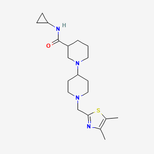 N-cyclopropyl-1'-[(4,5-dimethyl-1,3-thiazol-2-yl)methyl]-1,4'-bipiperidine-3-carboxamide