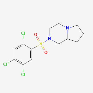 2-[(2,4,5-trichlorophenyl)sulfonyl]octahydropyrrolo[1,2-a]pyrazine