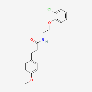 N-[2-(2-chlorophenoxy)ethyl]-3-(4-methoxyphenyl)propanamide