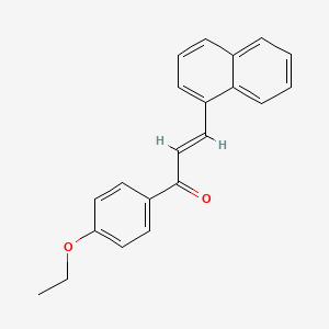 1-(4-ethoxyphenyl)-3-(1-naphthyl)-2-propen-1-one