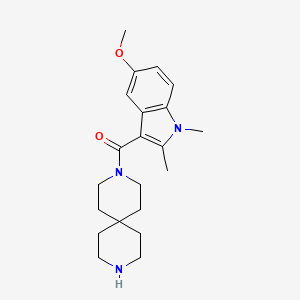 3-[(5-methoxy-1,2-dimethyl-1H-indol-3-yl)carbonyl]-3,9-diazaspiro[5.5]undecane hydrochloride