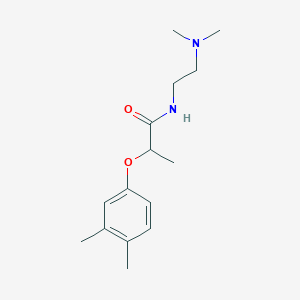 molecular formula C15H24N2O2 B5435429 N-[2-(dimethylamino)ethyl]-2-(3,4-dimethylphenoxy)propanamide 