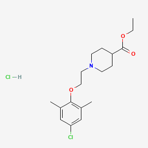 ethyl 1-[2-(4-chloro-2,6-dimethylphenoxy)ethyl]-4-piperidinecarboxylate hydrochloride