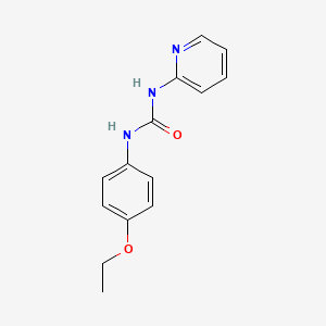 molecular formula C14H15N3O2 B5435730 N-(4-ethoxyphenyl)-N'-2-pyridinylurea 