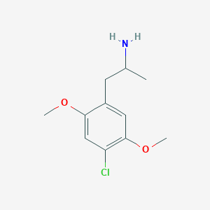 molecular formula C11H16ClNO2 B054358 2,5-二甲氧基-4-氯苯乙胺 CAS No. 123431-31-2