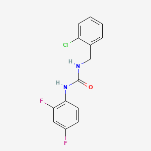 N-(2-chlorobenzyl)-N'-(2,4-difluorophenyl)urea