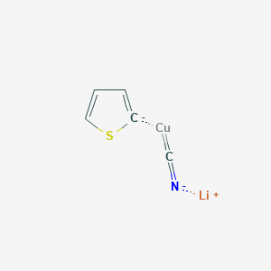 molecular formula C5H3CuLiNS- B054359 2-噻吩基氰化铜锂溶液 CAS No. 112426-02-5