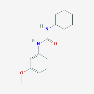 molecular formula C15H22N2O2 B5435919 N-(3-methoxyphenyl)-N'-(2-methylcyclohexyl)urea 