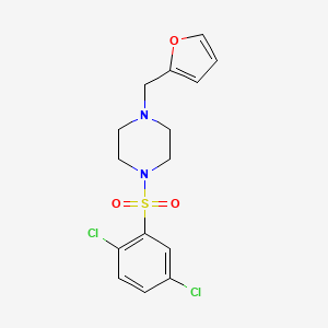 1-[(2,5-dichlorophenyl)sulfonyl]-4-(2-furylmethyl)piperazine