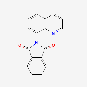 molecular formula C17H10N2O2 B5435946 2-(8-quinolinyl)-1H-isoindole-1,3(2H)-dione 