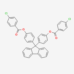 9H-fluorene-9,9-diyldi-4,1-phenylene bis(4-chlorobenzoate)