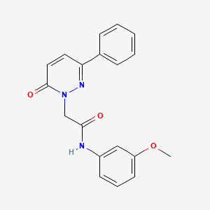 N-(3-methoxyphenyl)-2-(6-oxo-3-phenyl-1(6H)-pyridazinyl)acetamide