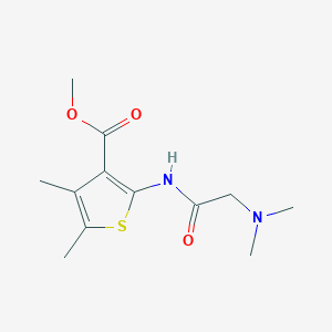 methyl 2-[(N,N-dimethylglycyl)amino]-4,5-dimethyl-3-thiophenecarboxylate