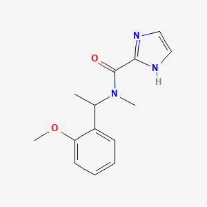 N-[1-(2-methoxyphenyl)ethyl]-N-methyl-1H-imidazole-2-carboxamide