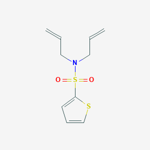 molecular formula C10H13NO2S2 B5436184 N,N-diallyl-2-thiophenesulfonamide 