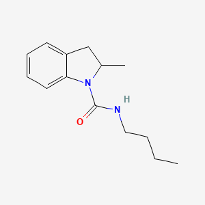 N-butyl-2-methyl-1-indolinecarboxamide