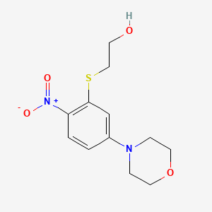 2-{[5-(4-morpholinyl)-2-nitrophenyl]thio}ethanol