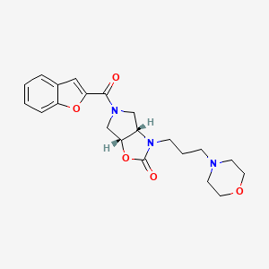 (3aS*,6aR*)-5-(1-benzofuran-2-ylcarbonyl)-3-(3-morpholin-4-ylpropyl)hexahydro-2H-pyrrolo[3,4-d][1,3]oxazol-2-one