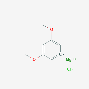 molecular formula C8H9ClMgO2 B054365 3,5-二甲氧基苯基镁氯 CAS No. 89981-17-9
