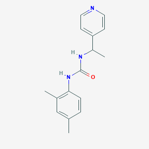 N-(2,4-dimethylphenyl)-N'-[1-(4-pyridinyl)ethyl]urea