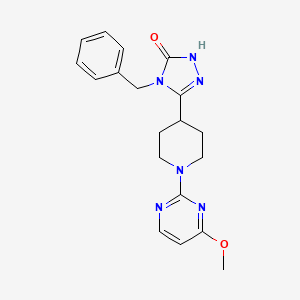 4-benzyl-5-[1-(4-methoxy-2-pyrimidinyl)-4-piperidinyl]-2,4-dihydro-3H-1,2,4-triazol-3-one