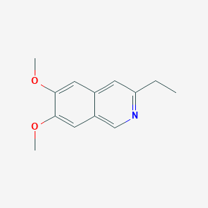 B054368 3-Ethyl-6,7-dimethoxyisoquinoline CAS No. 116734-05-5